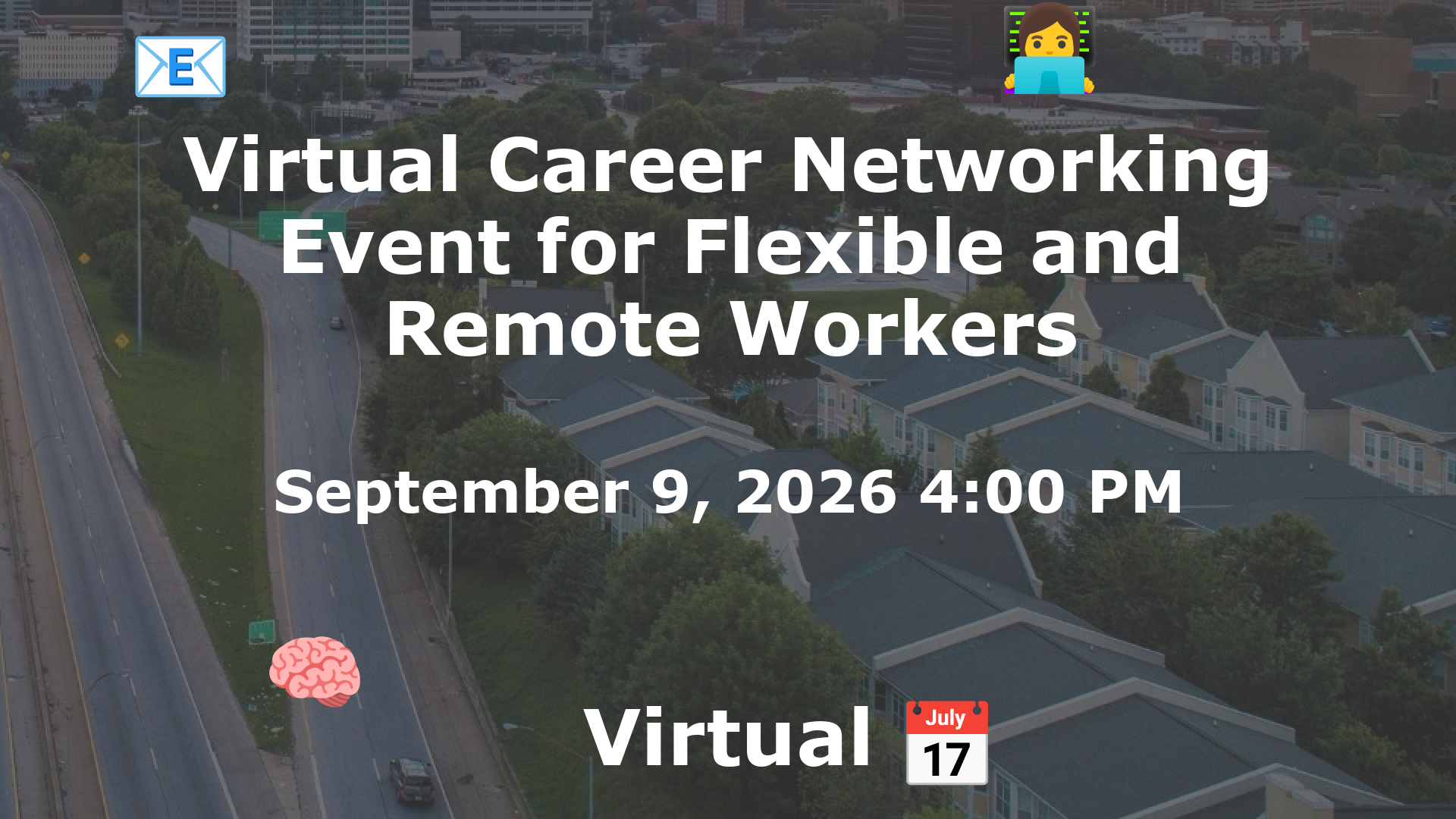 Virtual Career Networking Event for Flexible and Remote Workers event image